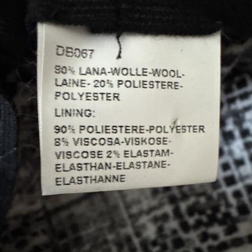 Boiled Wool Blend Bucket Style Hat Black Grey Bow Lined Made In Italy - Picture 10 of 13