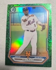 2026 BOWMAN BASEBALL CHROME GREEN GRASS REFRACTOR 34/99 ELIAN PENA