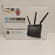 ROUTER ONLY ASUS Dual-Band Gigabit Wireless Router 1900 Mbps 4 LAN Ports READ