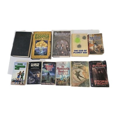11 Science Fiction Fantasy Books Jim Butcher Orson Scott Card Vintage 