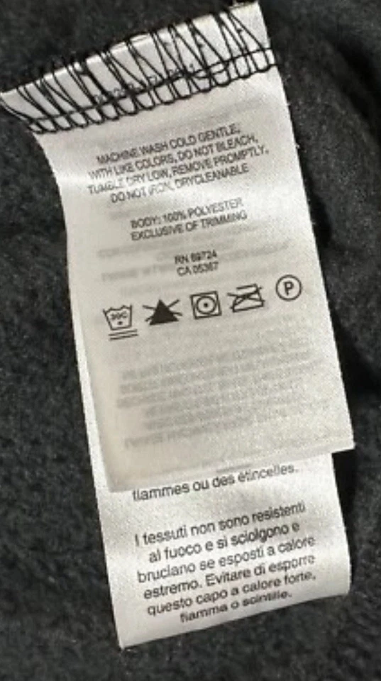 Columbia Full Zip Fleece Jacket Women's Medium Black Outdoor Hiking Spring Comfy - Image 4 of 4