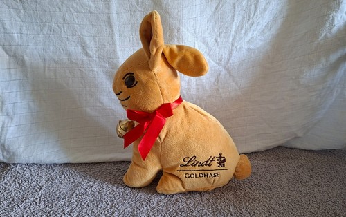Lindt Hase mit Bauchtasche Stofftier mit Glocke Stoffglocke Spielhase Dekohase - Bild 4 von 8