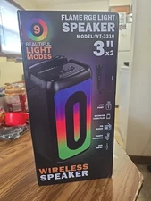 Bluetooth  Speaker with Flame and RGB Lights
