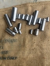 (16) Assorted Sockets, (3) Snap-On, Mac, All USA Made 1/2” 3/8” Drive-QUALITY!!