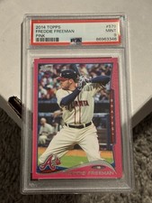 2014 Topps Freddie Freeman Pink /50 SSP PSA 9 POP 1 ! Ebay 1/1