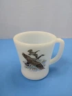 Vintage Fire King Coffee Mug Milk Glass Canadian Goose