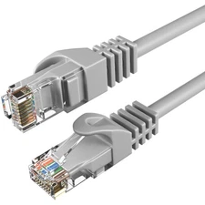 Cat6 100FT Network Ethernet Patch Cable, 550Mhz Internet Wire, Compatible wit...