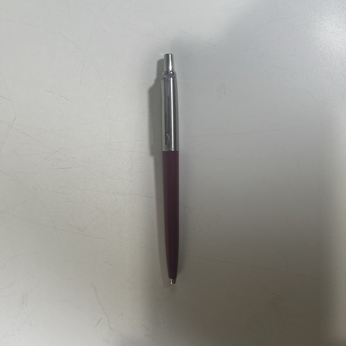 Parker Jotter Red Ball Pen Smooth button Made In USA