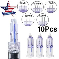 10Pcs Crystal Nanosoft Micro Needle 3Pin Three Needles Anti Aging Eye Neck Lines