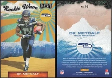 2019 Panini Playoff - Rookie Wave - DK Metcalf #10 RC