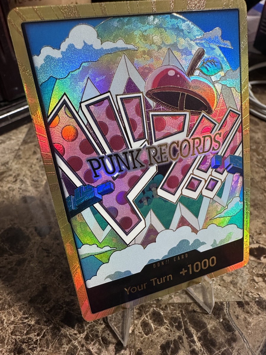 One Piece PRB 02 Don Card Punk Records Gold Foil Don Card | eBay