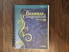 ABeka Grammar & Composition IV Work-Text Teac...