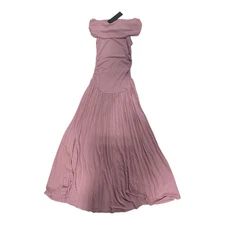 Lioness Field of Dreams Maxi Dress Cameo Blush Off-Shoulder Size Small S