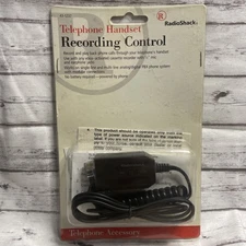 Radio Shack Telephone Handset Recording Control Phone Recorder 43-1237