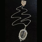 Magnifying Glass Pendant Choker Glass Pendant Necklace Alloy Material Jewelry