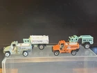 4-LESNEY MATCHBOX NATIONAL PARKS TRUCKS USED EXCELLENT COND. ROAD-FIRE ETC L-35B