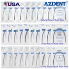 AZDENT Dental Orthodontic Arch Wire Niti Stainless Steel Round Rectangular Ovoid