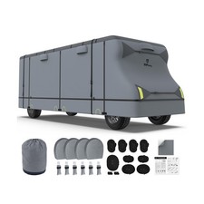 RVMasking Class C RV Cover, 9 Layers Waterproof Top 26'1"-29', Dark Gray 