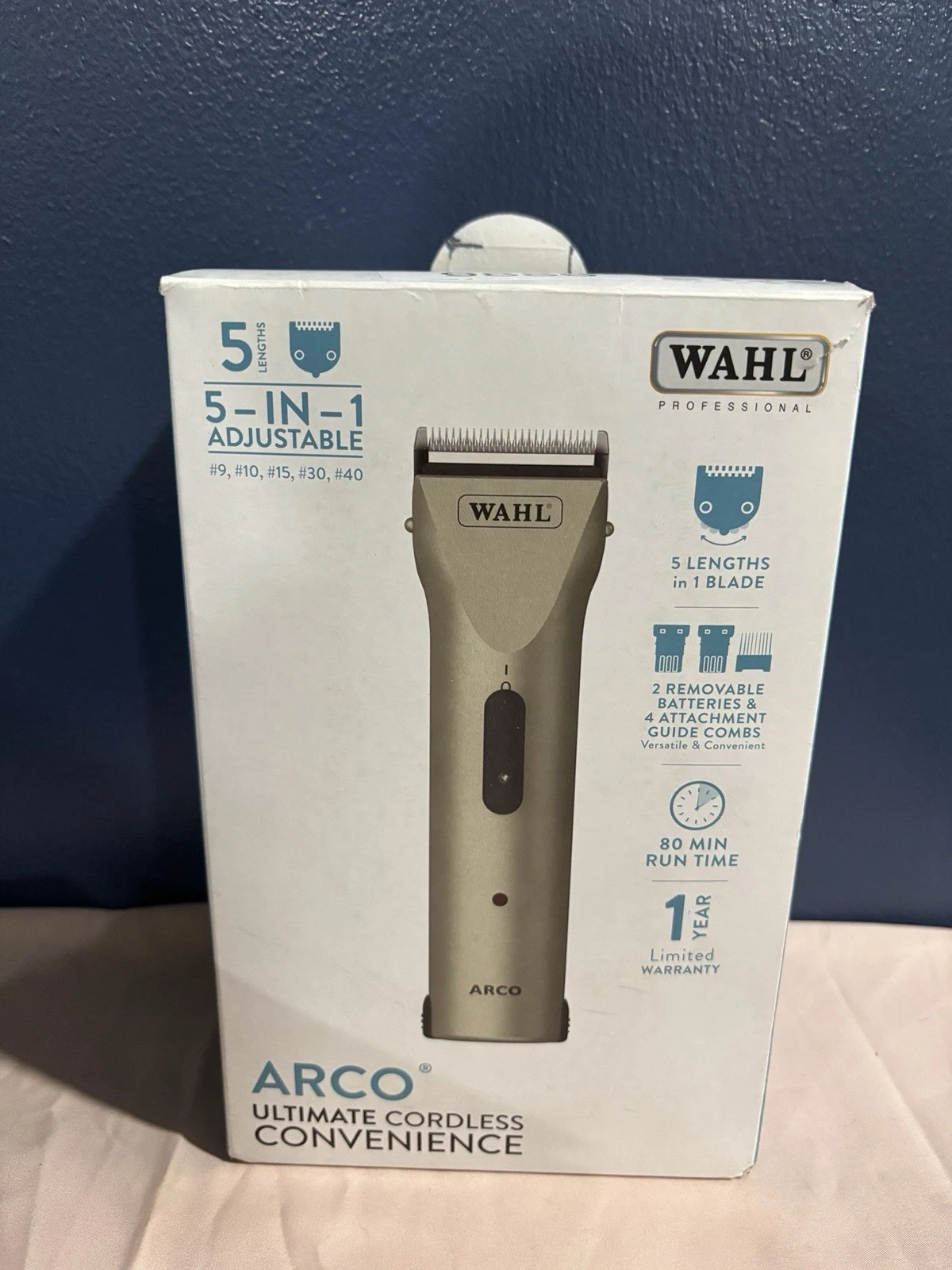 Wahl Professional Animal Arco Pet Cordless Clipper Kit- NEW Fast Shipping