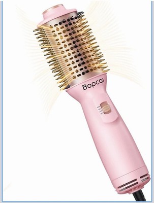 BOPCAL BRUSH DRYER MINI DUAL VOLTAGE IONIC ADJUSTABLE HEAT 360° SWIVEL - PINK