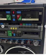 Sanyo PAT-K3DX Karaoke player boombox ghetto Vintage