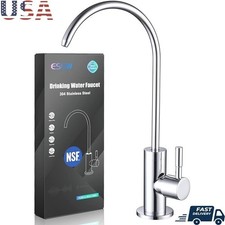 Lead Free Stainless Steel Water Filtration Faucet 360° Swivel Single Handle New