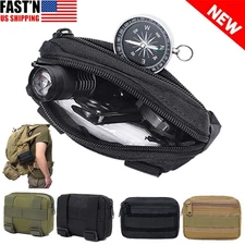 Tactical Molle Compact Horizontal Admin Pouch Utility EDC Accessories Waist Pack