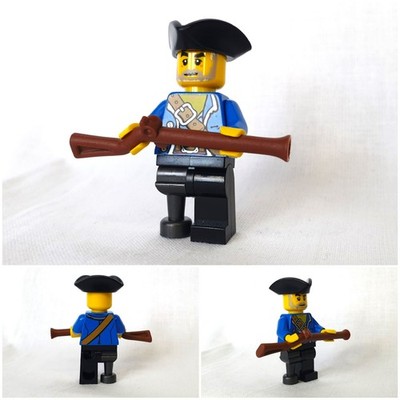 MOC aus LEGO -Teilen Piraten Ein-Bein-Jack | Blauröcke | passt zu 10320 31109