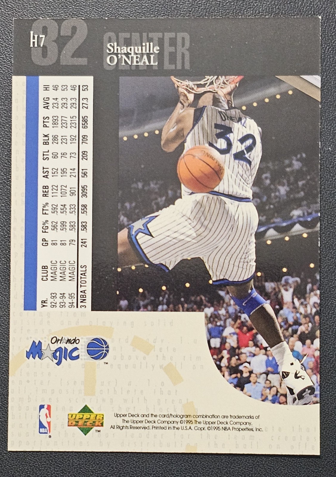 2 UPPERDECK  HOLOGRAMS MICHAEL JORDAN AND SHAQUILLE ONEAL !!! thumbnail 6