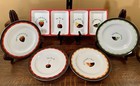 Lot Of 5 Retired Oneida CHOCOLATE DIPPED FRUIT 4 Dessert Plates & 1 Serving Tray
