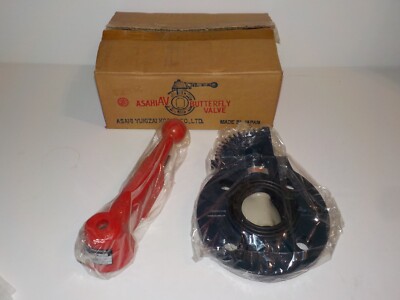 Asahi Butterfly Valve BFW468V 2'' 150 PSI RF PVC Lever TYPE 75 Made In Japan 1997