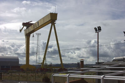 Photo 12x8 Harland and Wolf crane Belfast One of the two huge shipyard cra c2017