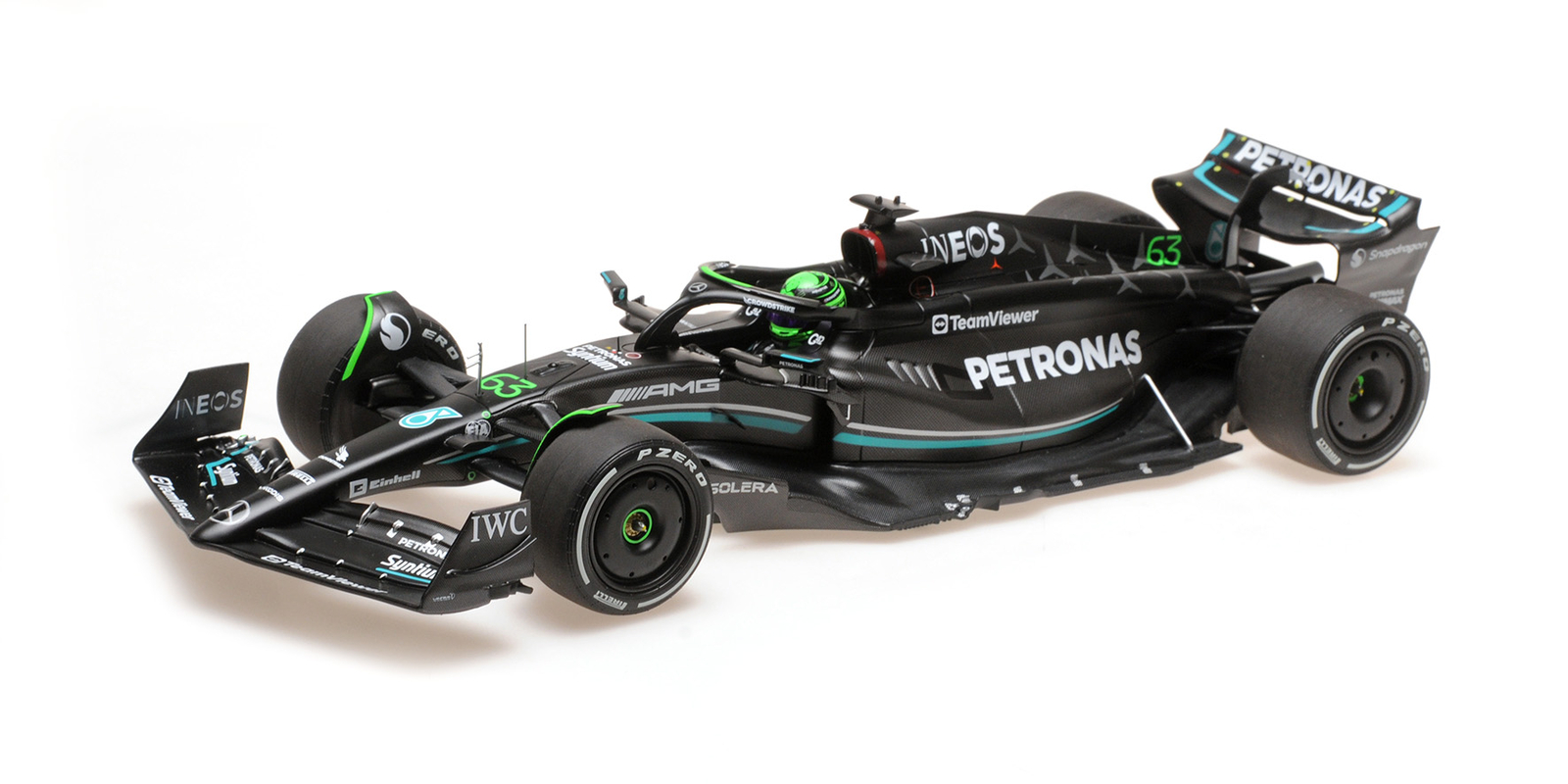 Minichamps 1:18 MERCEDES AMG W14 GEORGE RUSSELL 2023 - 110230163