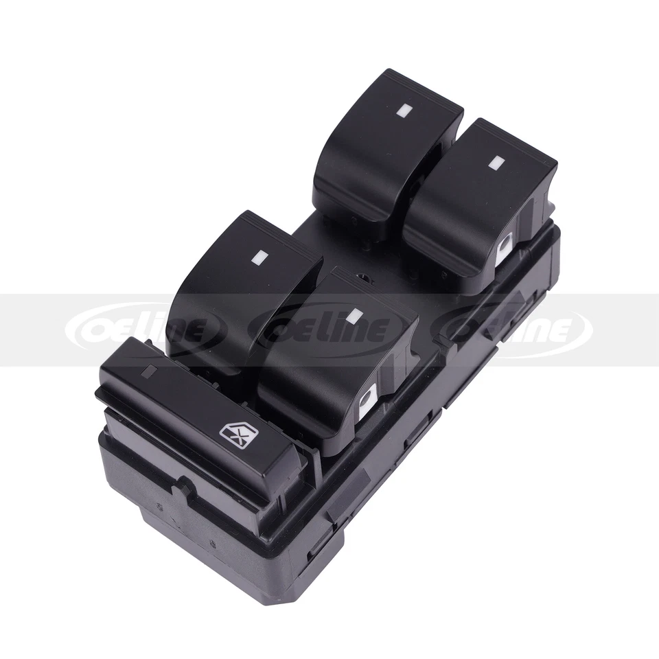 Interruptor de ventana principal de alimentación del lado del conductor delantero de 5 botones para 07-16 GMC Acadia 3,6 L Foto 3 de 4