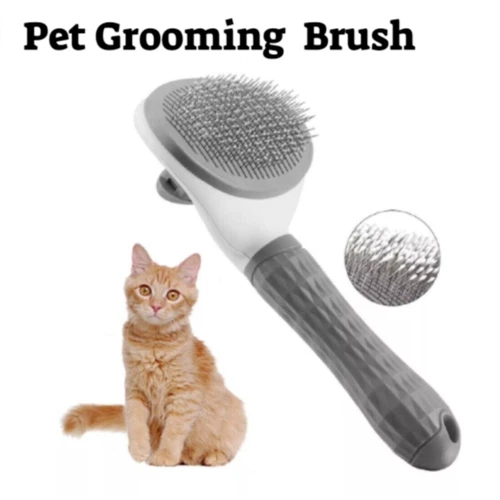 Pets Hair Grooming Massage Deshedding Cleaning Brush & Hair Remover Dog Cat Comb - Picture 12 of 15