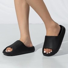 Cloud Slides for Women and Men, Platform Slides Slippers, Non-Slip Eva Slippers