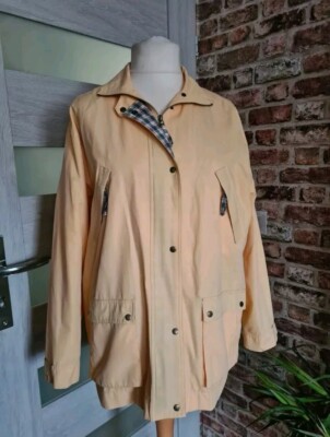 Alice Collins Country Womens Yellow Jacket Coat Size M