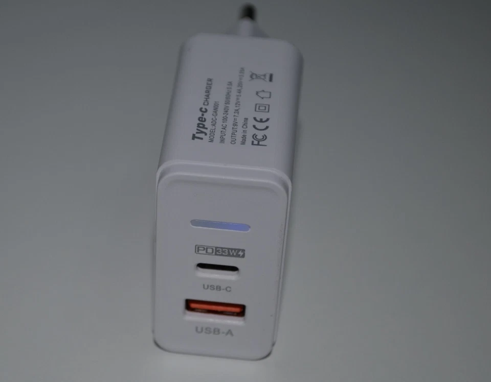 Netzteil Schnellladegerät USB C A PD 3.0, Ladegerät Handy Tablet Phone - Bild 4 von 4