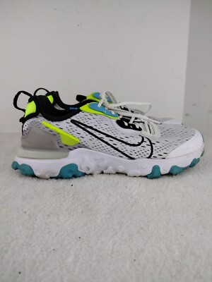 Nike React Vision Worldwide Boy's Size 6Y White Running Sneakers CV8965-100 EUC