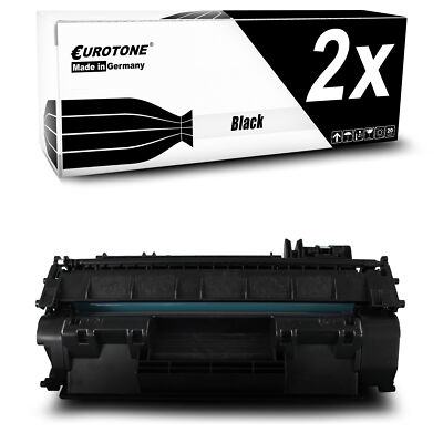 2x Eurotone Patrone XXL f�r HP LaserJet Pro 400 M-401-d M-401-dn MFP M-425-dn