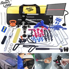 118pcs Paintless Dent Removal Rods Stainless Steel Tool Kit Dent Repair Kit Us