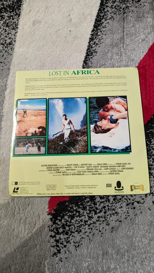 Lost in Africa Laserdisc Indonesian Jennifer McComb Broterion - Image 2 of 4