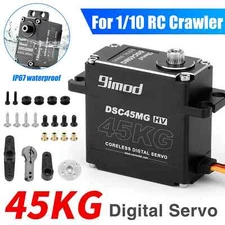 45KG 180° Digital Servo Motor High Torque Waterproof Metal Gear for 1/10 RC Car