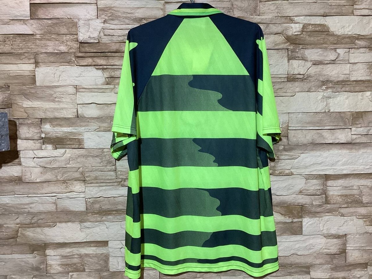 Celtic 1996 1997 Away Shirt Umbro Vintage CR Smith Green Black