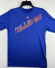 Adidas New York Mets MLB Baseball T-Shirt Youth XL 18/20 Blue Short Sleeve