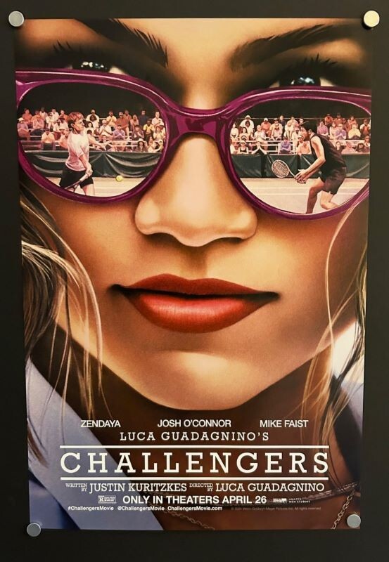 Challengers Original Movie Poster Zendaya Mike Faist 2024