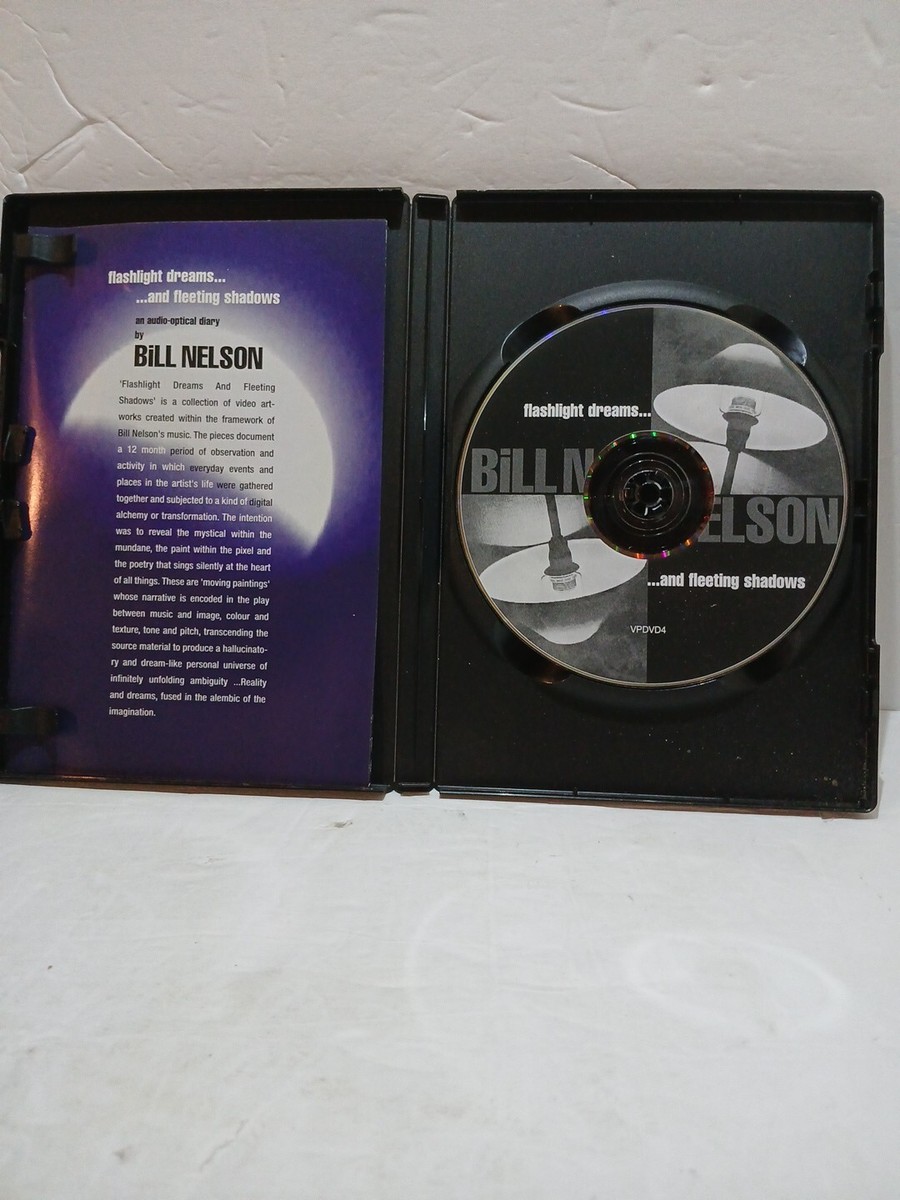 Flashlight Dream & Fleeting Shadows DVD Bill Nelson - Flashlight Dreams and Fleeting Shadows (DVD