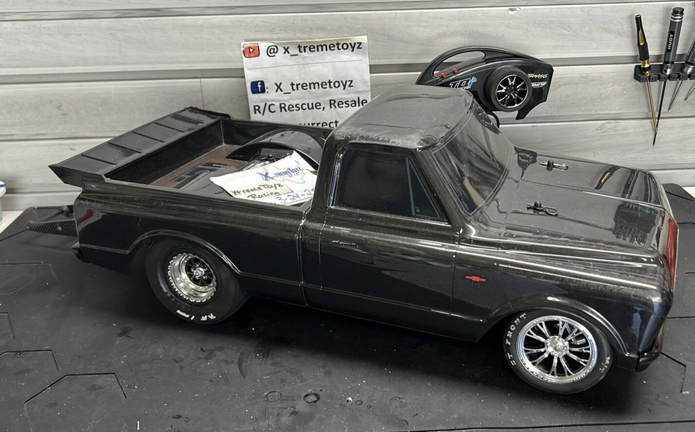 Traxxas C10 No-Prep Slash Drag Race RC Truck with Aluminum Upgrades ARR