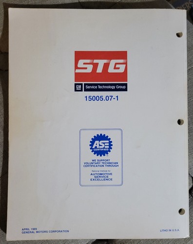 1989 GM Service Tech Group TEVES ANTILOCK BRAKE SYSTEM Training Manual 1989 - Picture 5 of 5