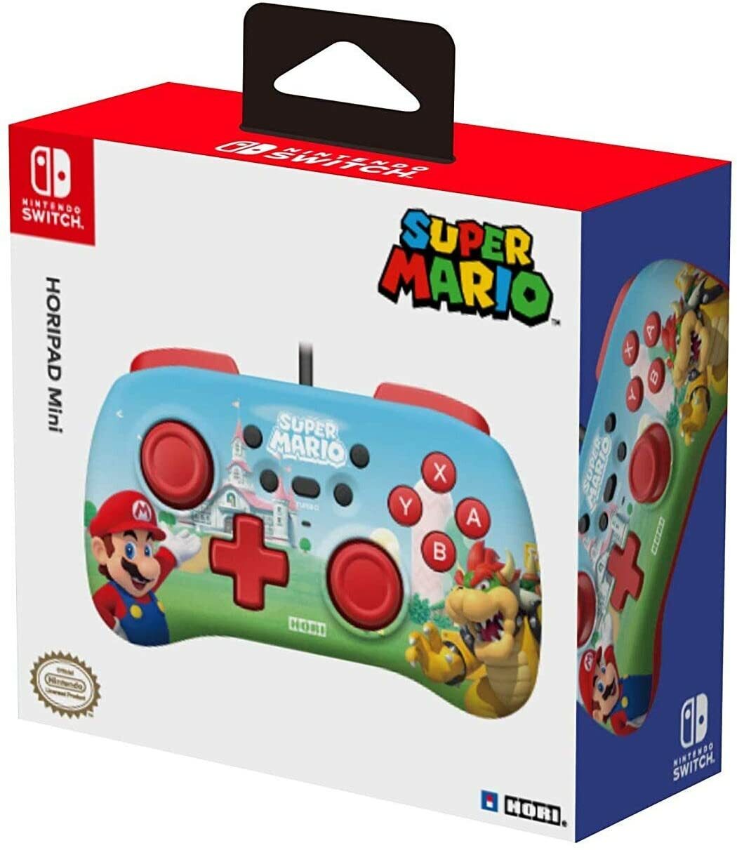Manette Filaire HORI PAD Mini Super Mario contrôleur USB pour console Nintendo Switch Lite